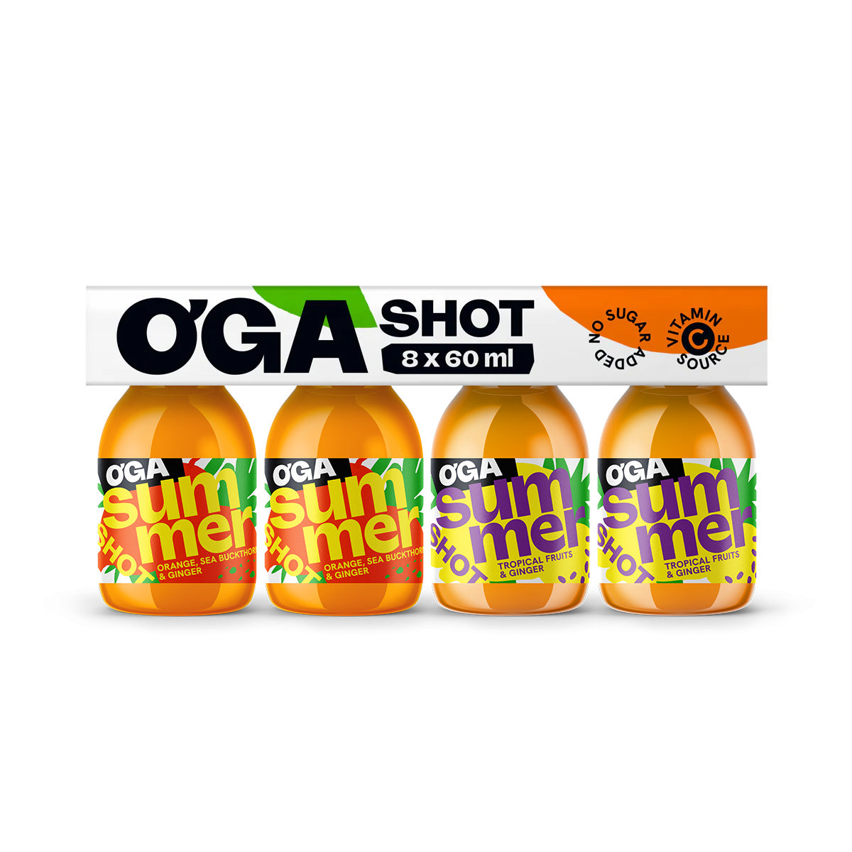 OGA SHOT Summer Set, 2 flavors x 4