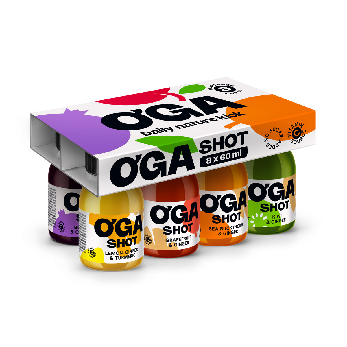 OGA SHOT Daily Set, 8 flavors x 1