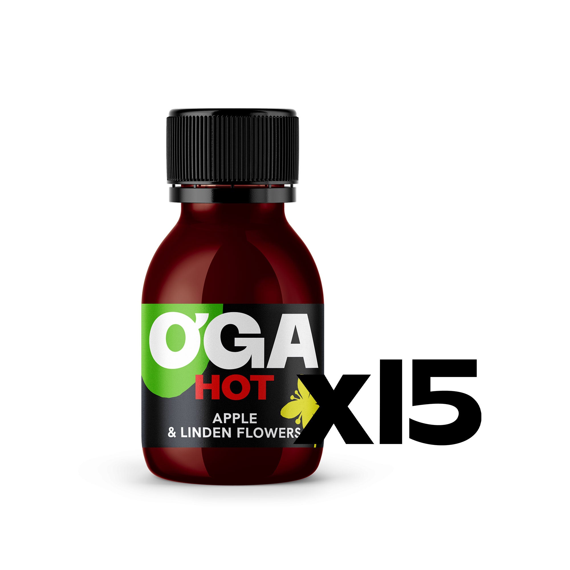 OGA HOT Apple & Linden flowers Set, 1 flavor x 15