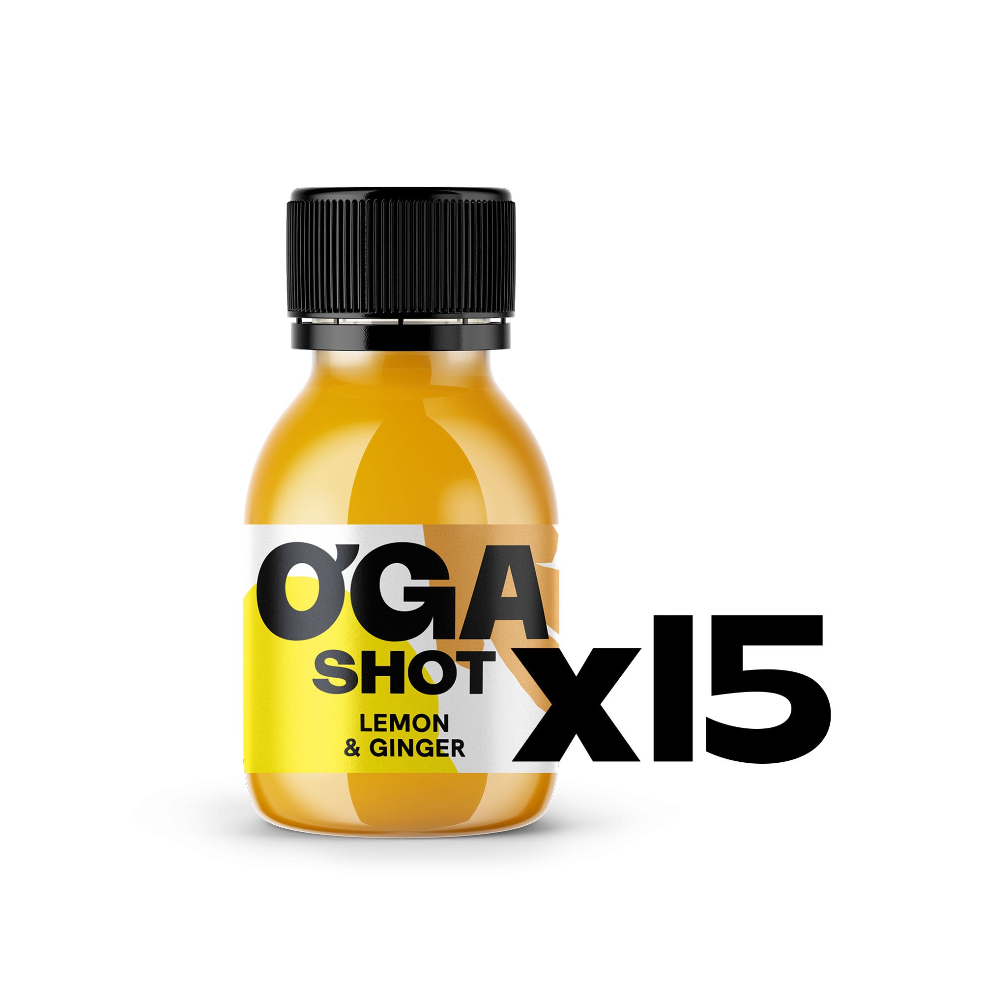 OGA SHOT Lemon & Ginger Set, 1 flavor x 15