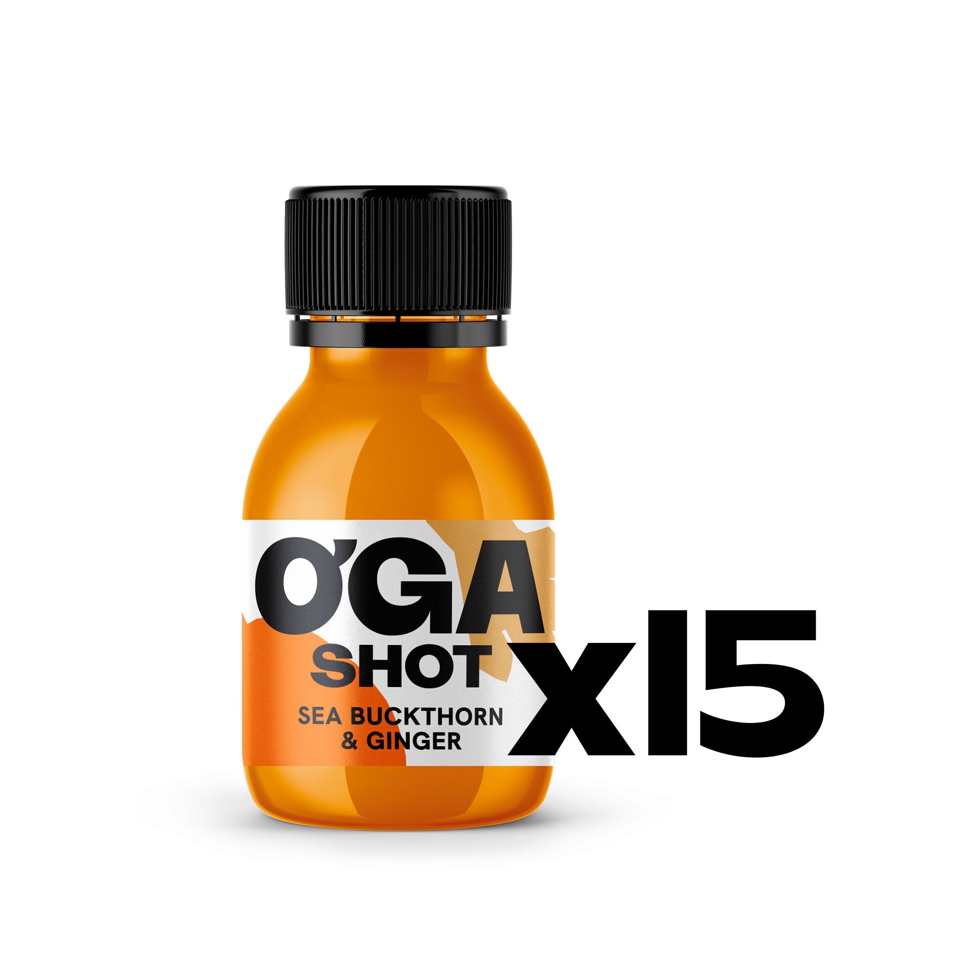 OGA SHOT Sea Buckthorn & Ginger Set, 1 flavor x 15