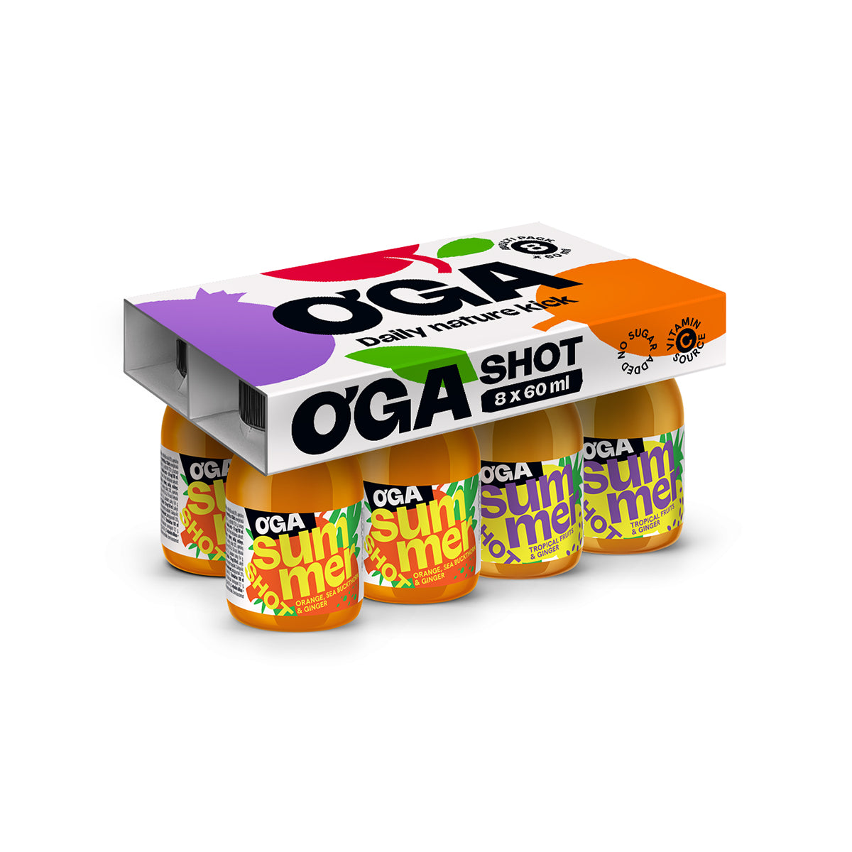 OGA SHOT Summer Set, 2 flavors x 4