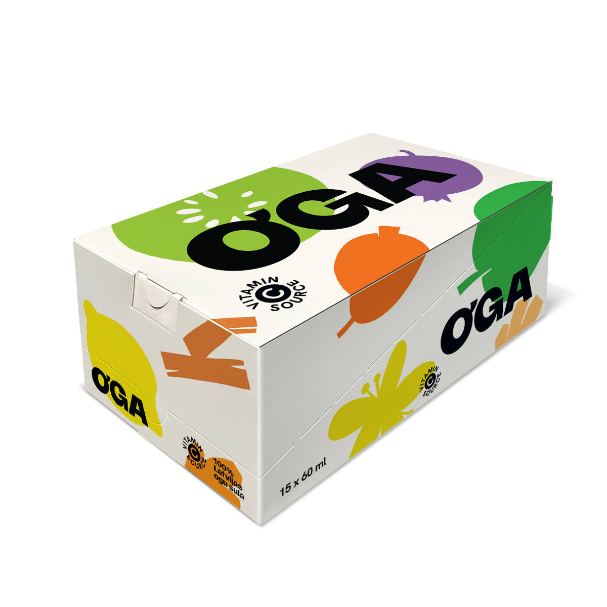 OGA SHOT Lemon & Ginger Set, 1 flavor x 15